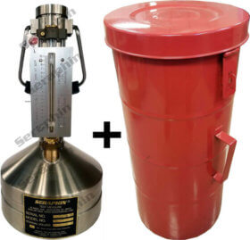 1 Gallon Stainless Steel Test Measure With Case