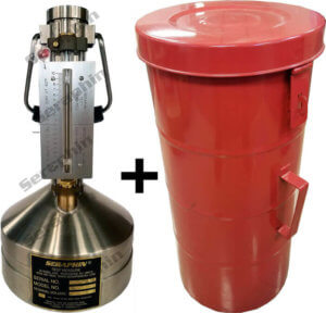 1 Gallon Stainless Steel Test Measure With Case