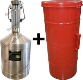 5 Gallon Stainless Steel Test Measure With Case