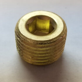 PIPE PLUG BR. .500" - item # EE3162X8