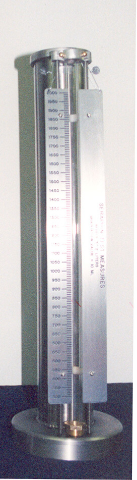 Continuous Scale Reading Liquid Graduate Cylinders