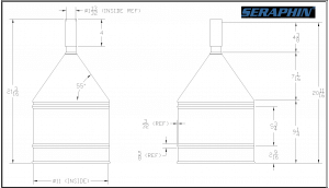 Stainless Steel Short Funnel with Copper Spout - Image 2